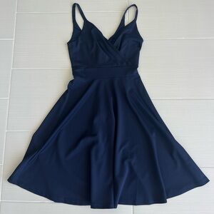 Grace Karin Elegant Navy Blue Women's Dress